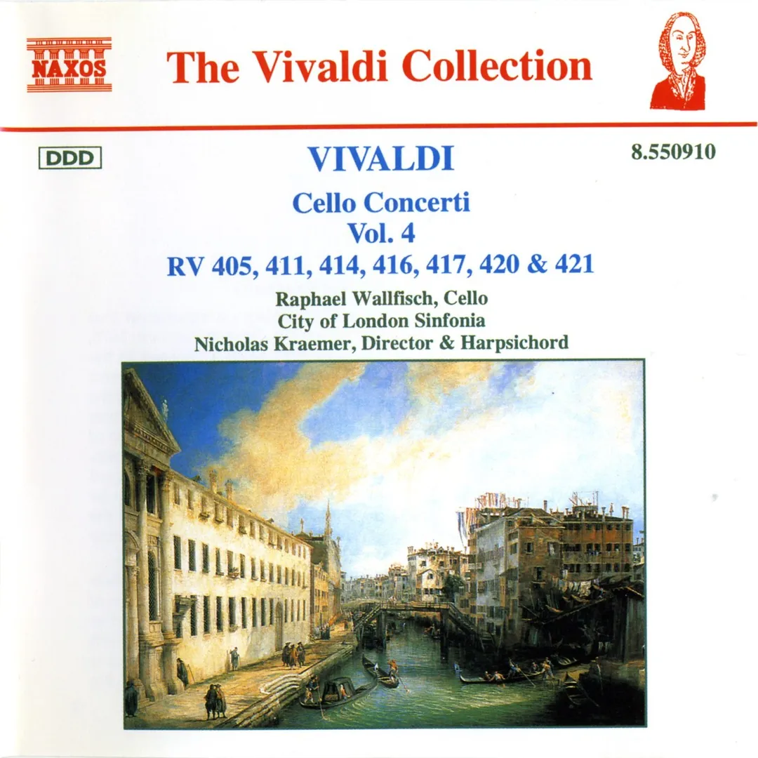 Cello Concerti, Volume 4: RV 405, 411, 414, 416, 417, 420, 421