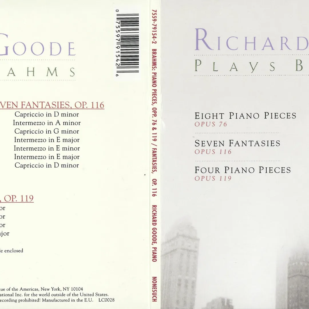 Richard Goode Plays Brahms