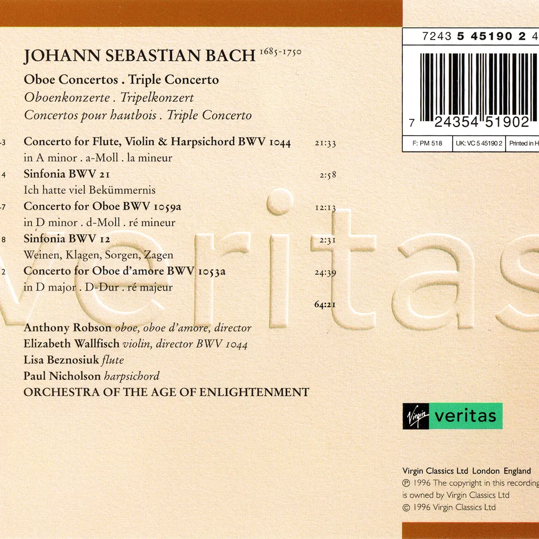 Oboe Concertos / Triple Concerto