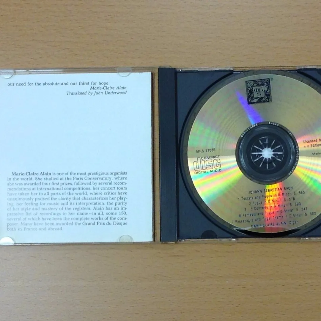 Toccata and Fugue in D Minor, S. 565 / Passacaglia and Fugal Theme S. 582 and other works for organ