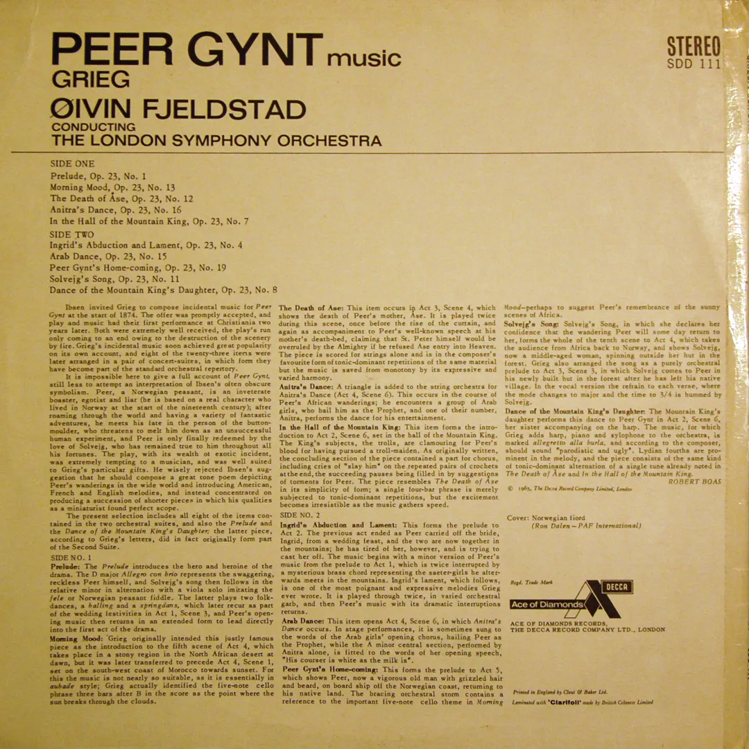 Peer Gynt Music