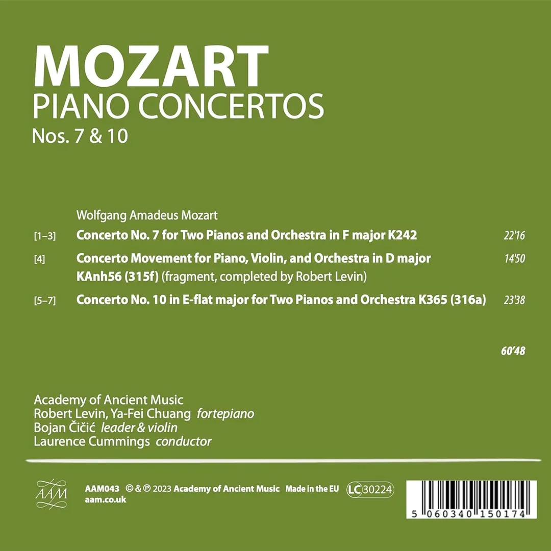 Piano Concertos nos. 7 & 10