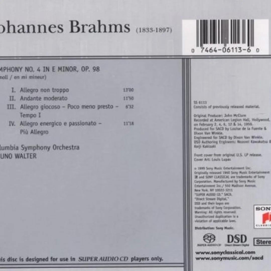 Symphony No.4 in E Minor, Op.98