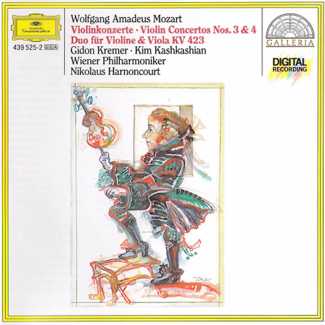 Violinkonzerte / Violin concertos nos 3 & 4 / Duo für violine & viola KV423