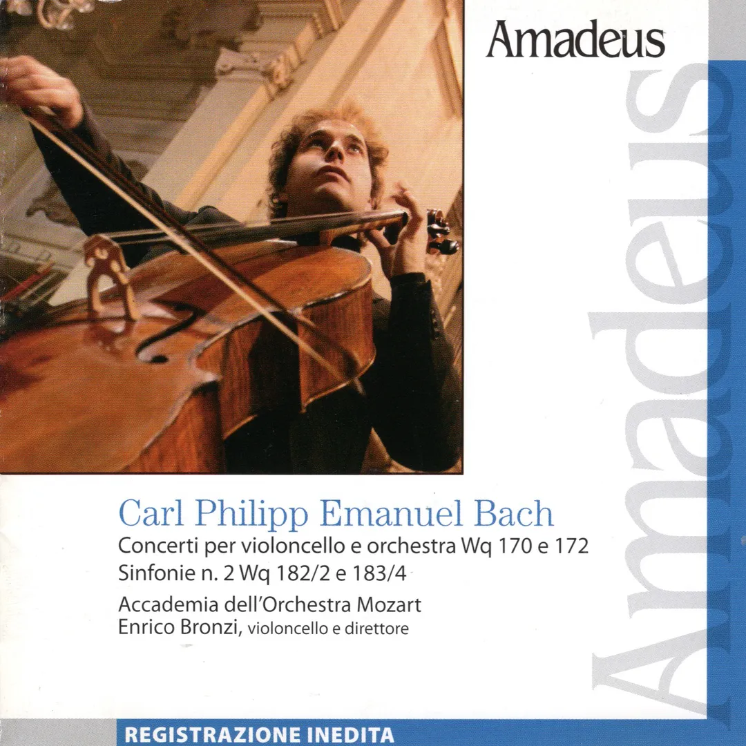 Concerti per violoncello e orchestra Wq 170 e 172 / Sinfonie n. 2 Wq 182/2 e 183/4