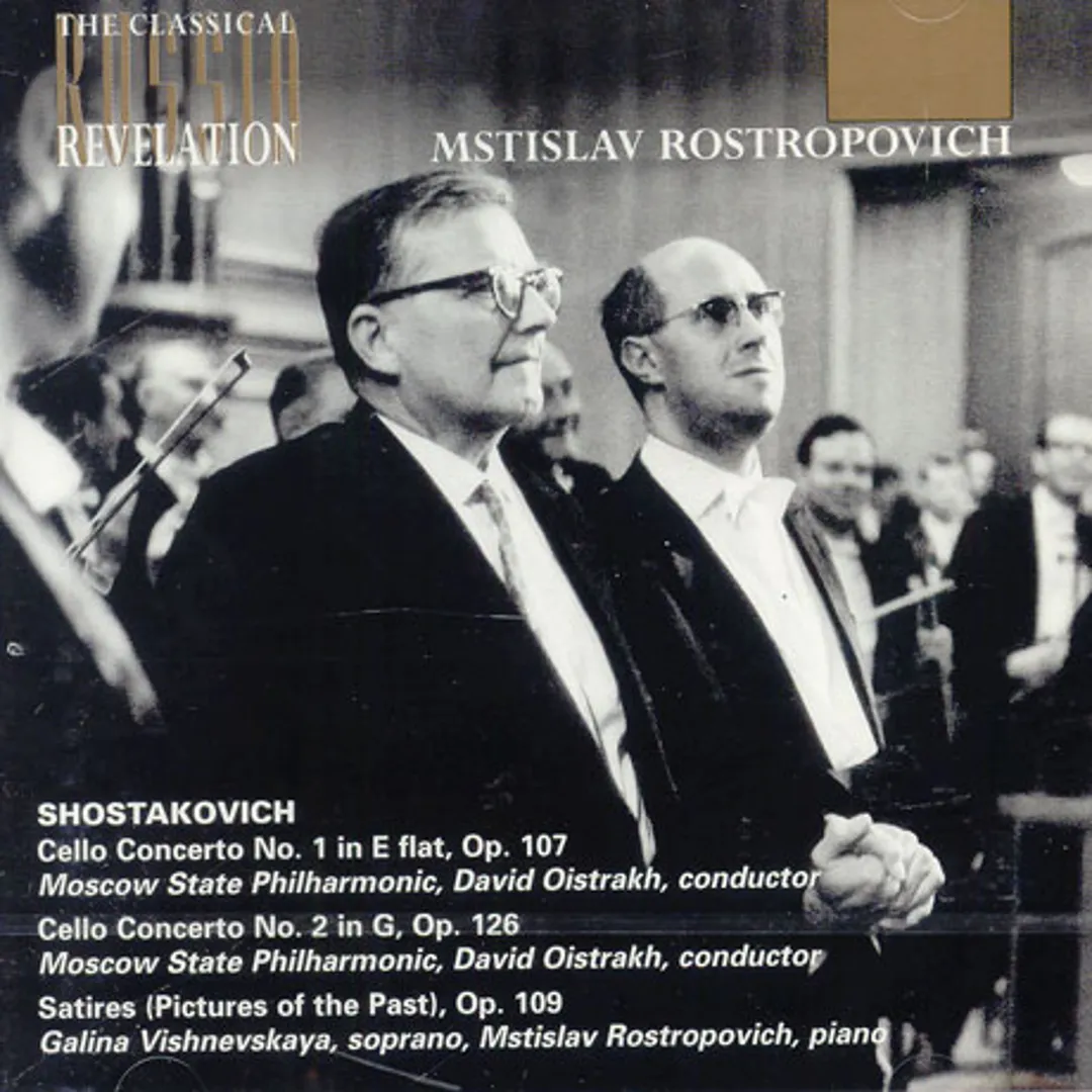 Cello Concerto no. 1 in E flat, op. 107 / Cello Concerto no. 2 in G, op. 126 / Satires (Pictures of the Past), op. 109