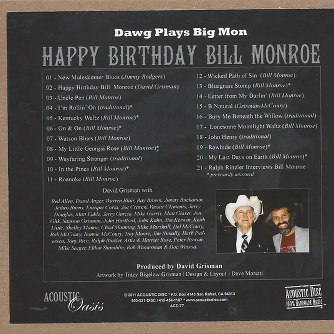 Dawg Plays Bill Monroe