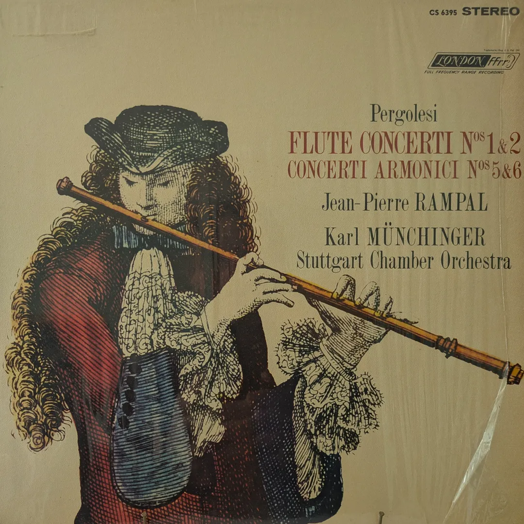 Pergolesi Flute Concerti Ns 1&2, Concerti Armonici Nos 5&6
