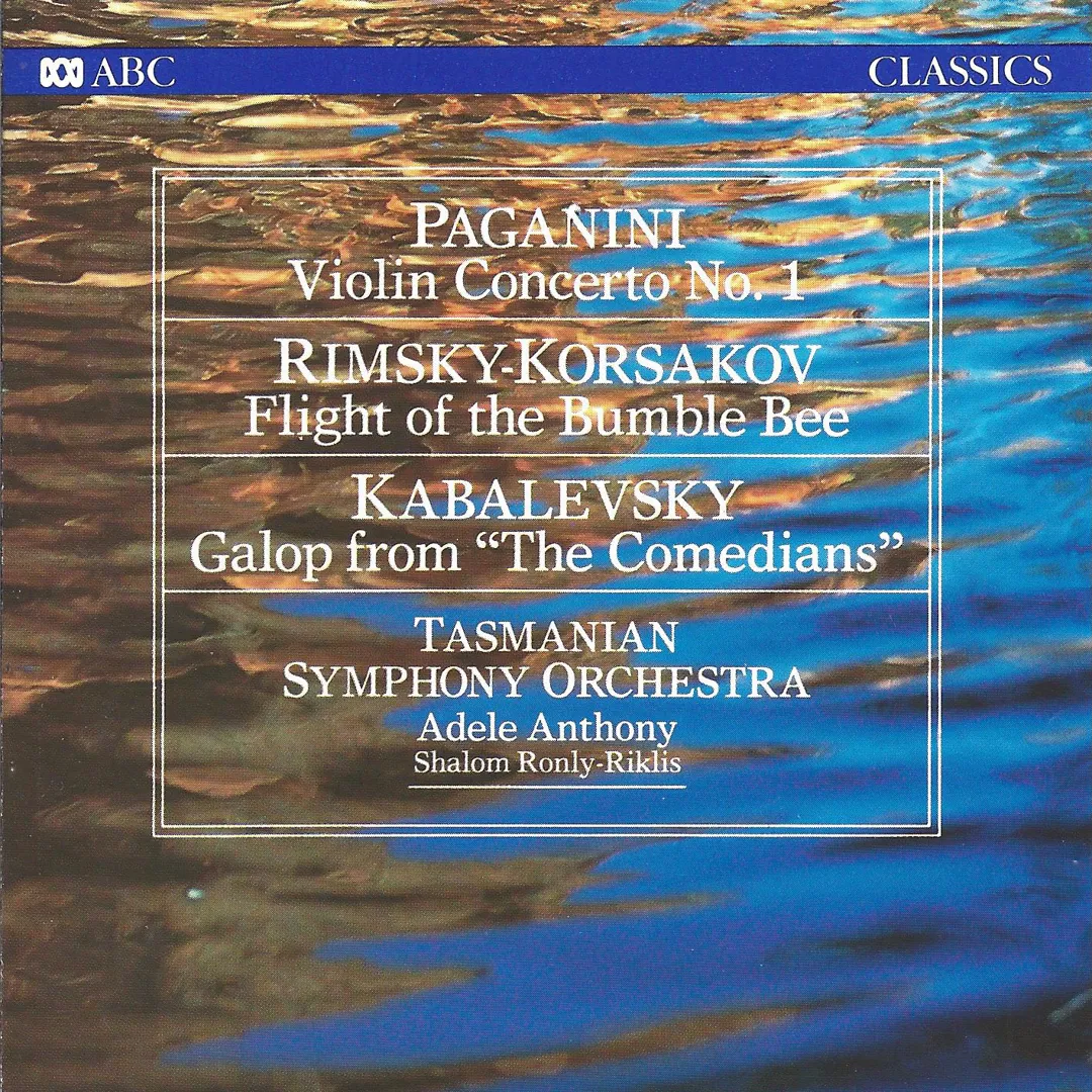 Paganini: Violin Concerto no. 1 / Rimsky-Korsakov: Flight of the Bumble Bee / Kabalevsky: Galop from "The Comedians"
