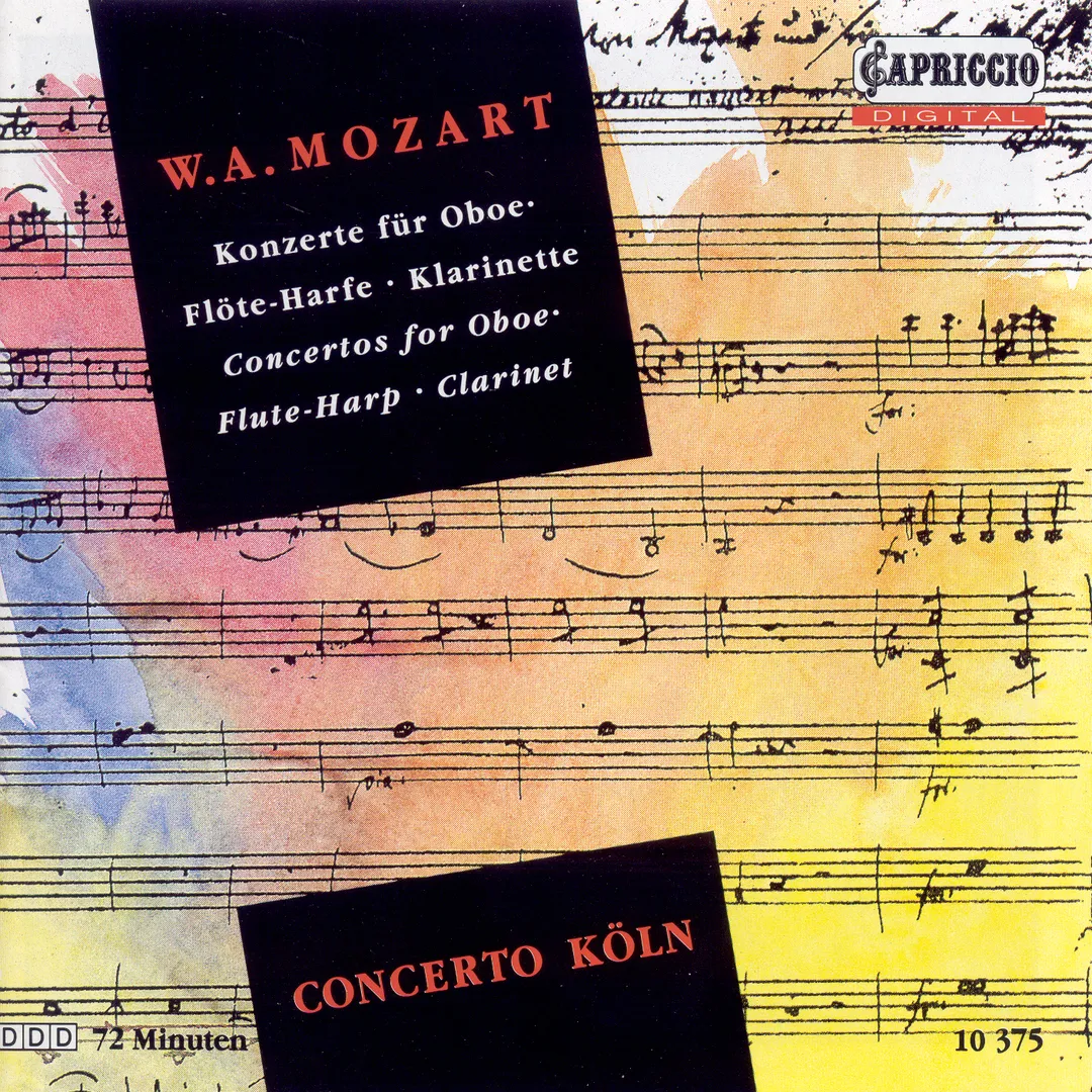 Concertos for Oboe, Flute-Harp, Clarinet