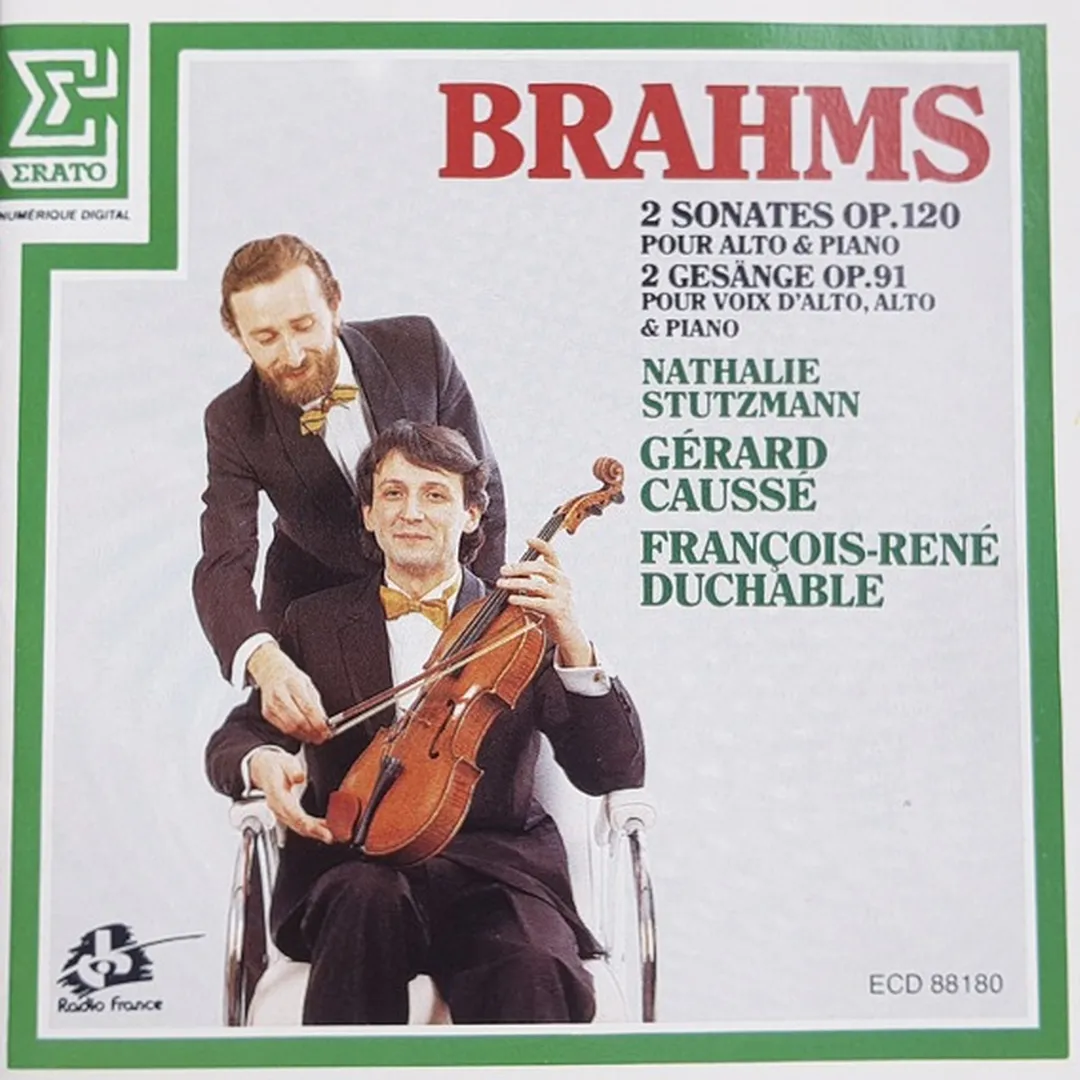 2 Sonates op. 120 pour alto & piano / 2 Gesänge op. 91 pour voix d'alto, alto & piano