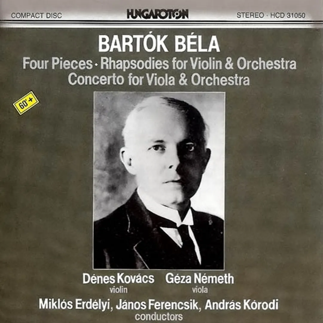 Four Pieces / Rhapsodies For Violin & Orchestra / Concerto For Viola & Orchestra