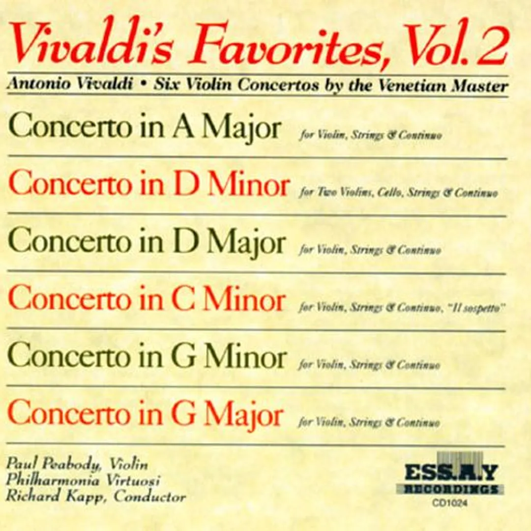 Vivaldi's Favorites, Volume 2