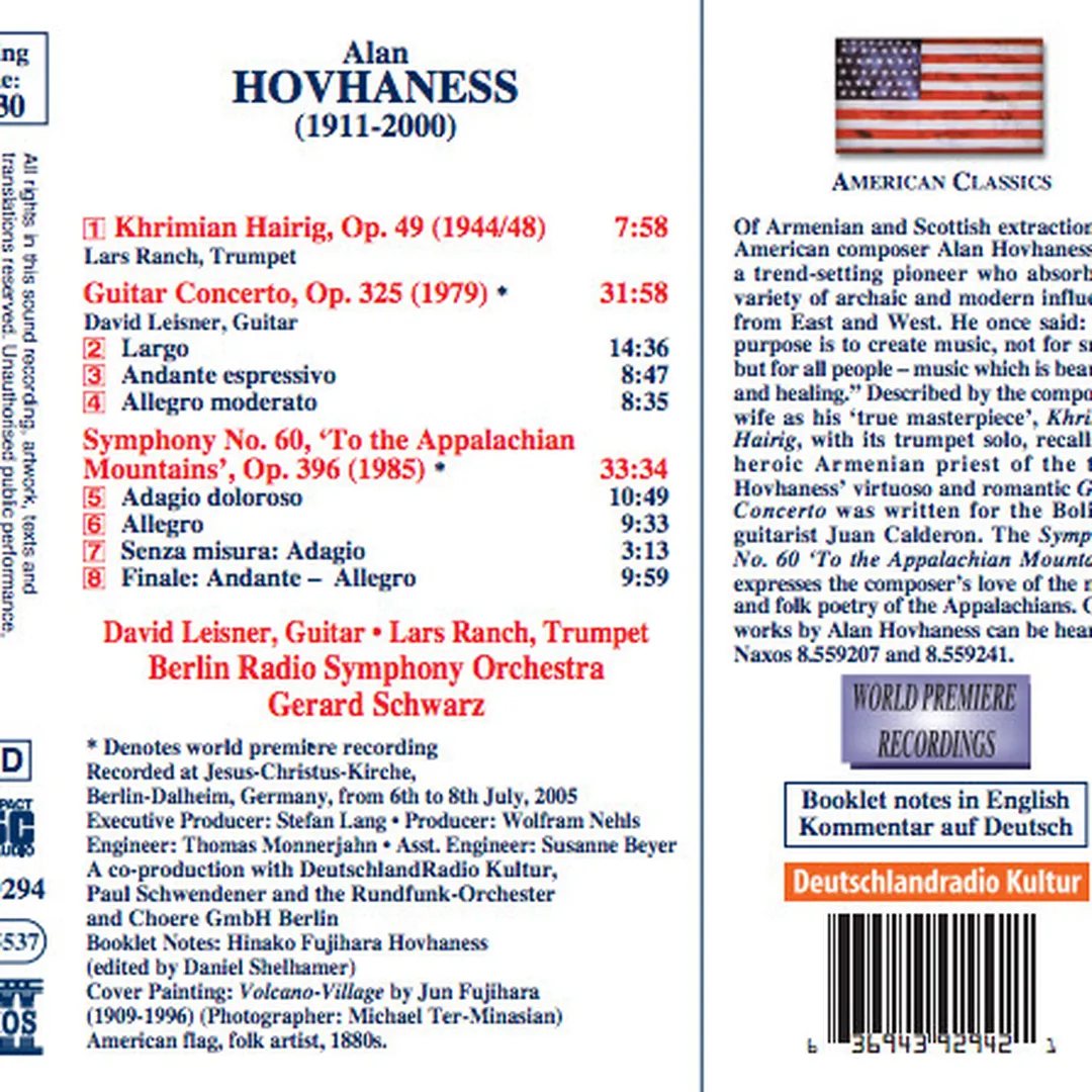 Symphony no. 60 / Guitar Concerto / Khrimian Hairig