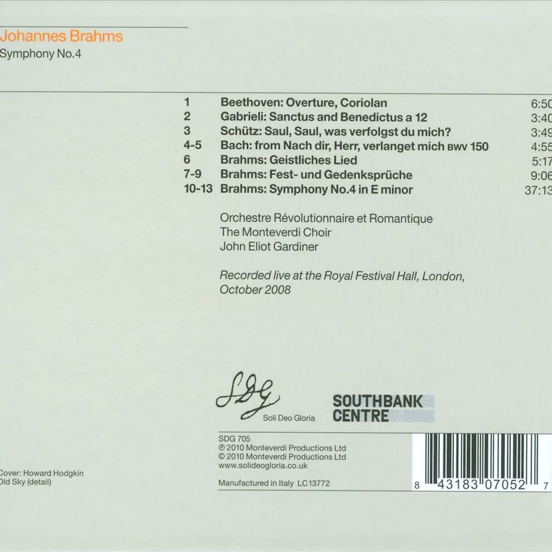 Brahms: Symphony No. 4