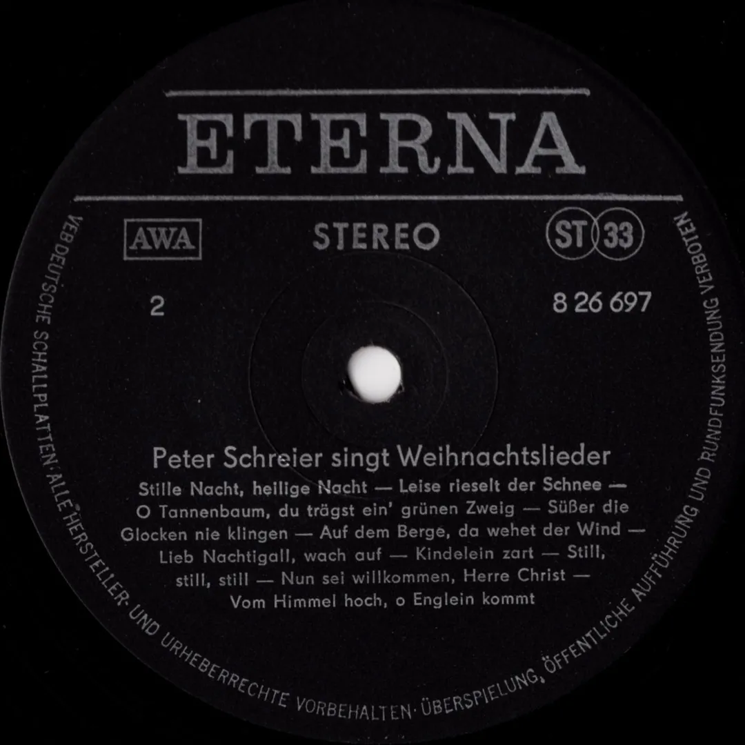 Peter Schreier singt Weihnachtslieder