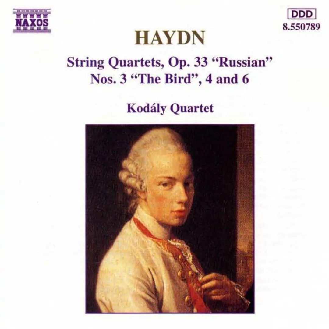 String Quartets, op. 33 "Russian", nos. 3 "The Bird", 4 and 6