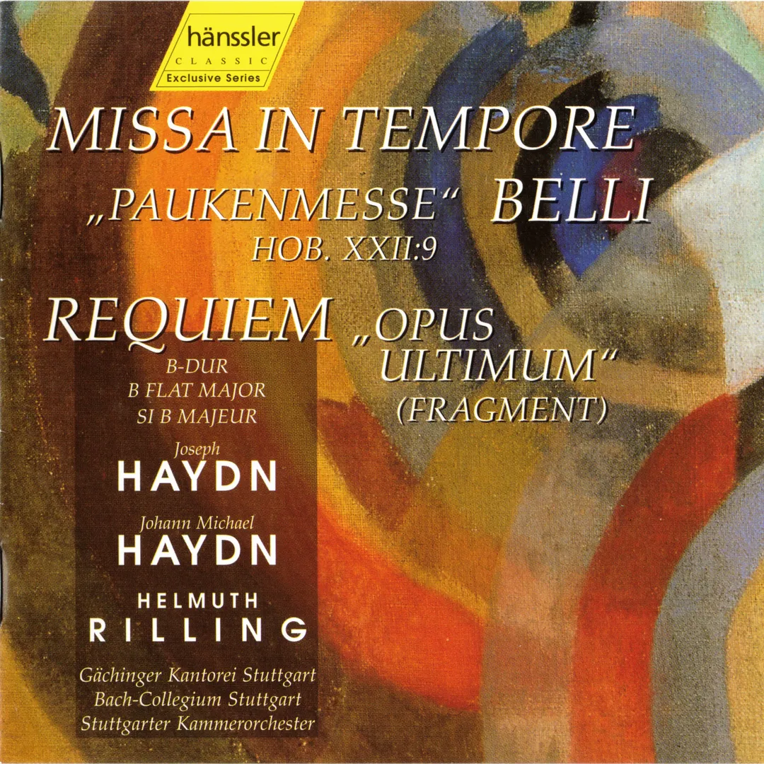Joseph Haydn: Missa in tempore belli ("Paukenmesse" Hob. XXII:9) / Michael Haydn: Requiem B-dur ("Opus Ultimum" Fragment)