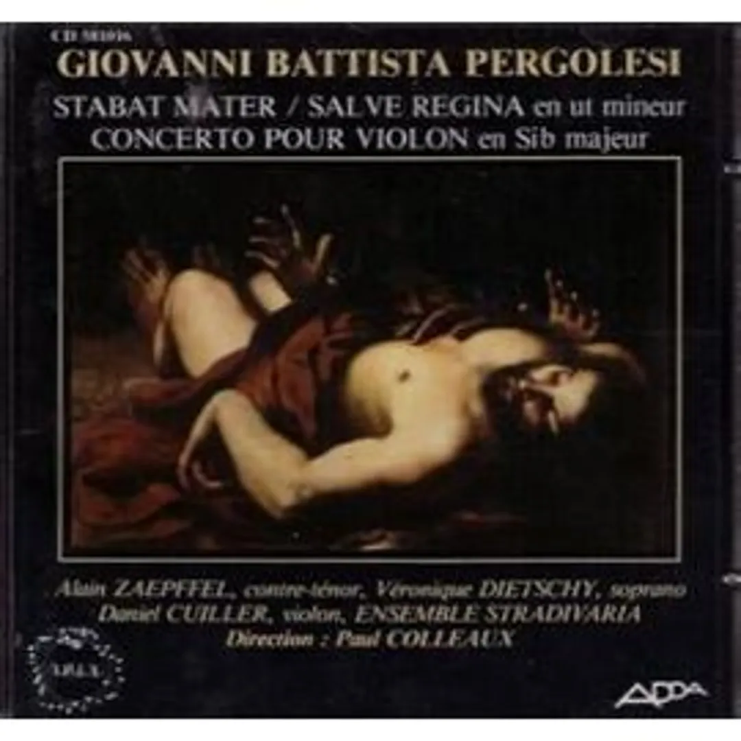 Stabat Mater / Salve Regina en ut mineur / Concerto pour violon en Si bémol majeur