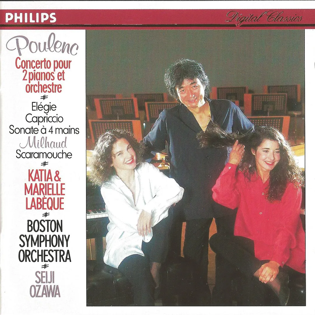 Poulenc: Concerto pour 2 pianos et orchestre / Milhaud: Scaramouche