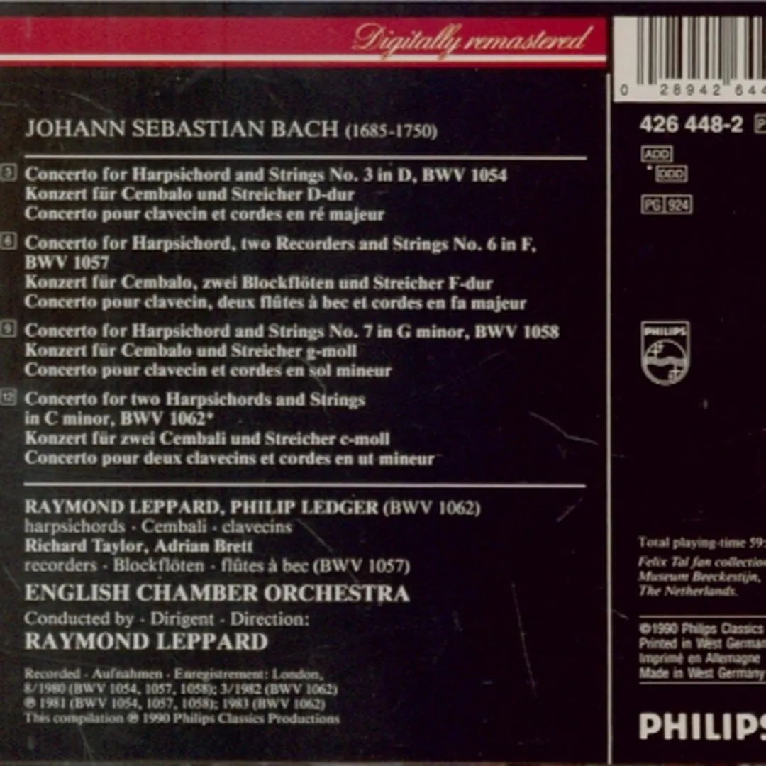 Concerti per 1 e 2 Cembali