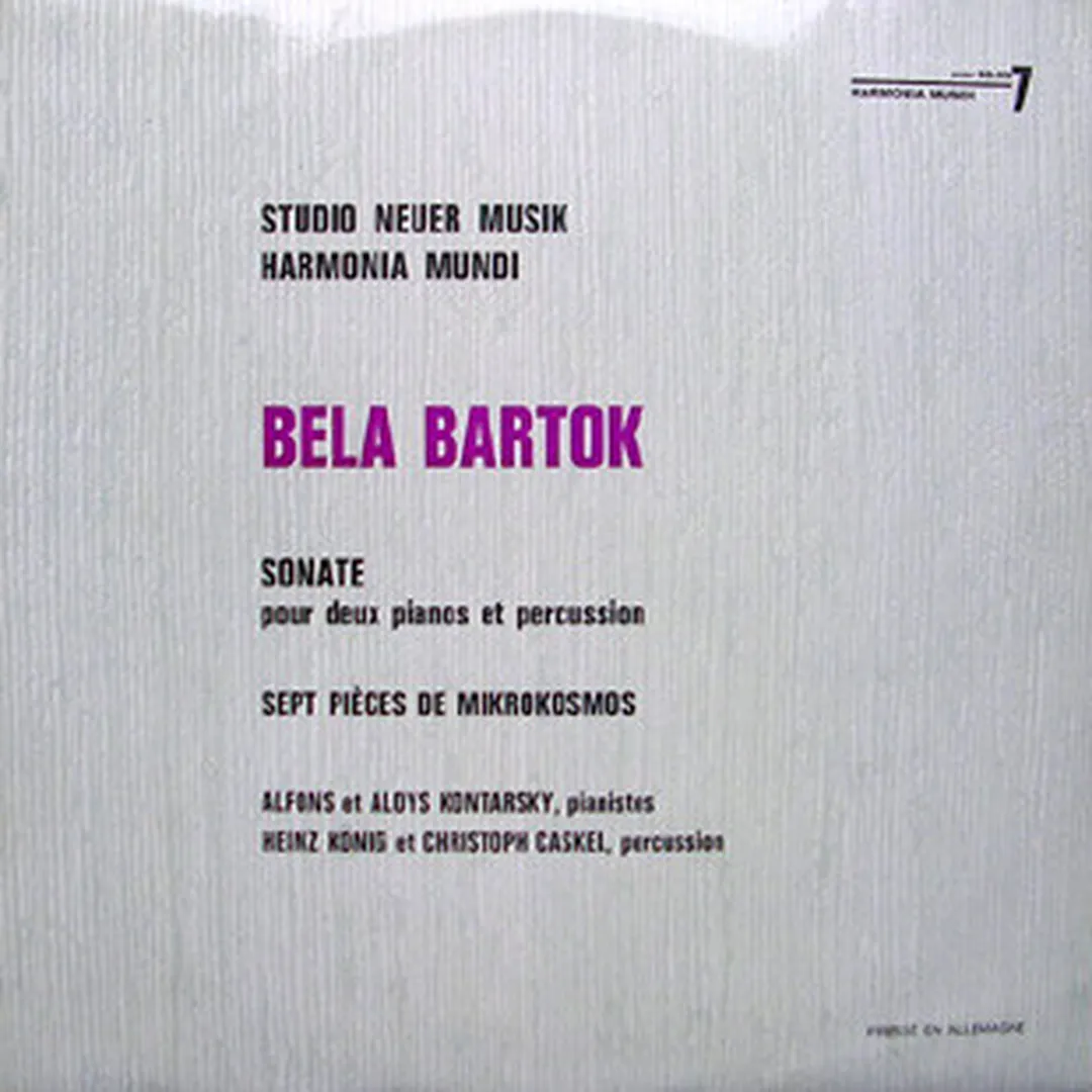 Sonate pour deux pianos et percussion / Sept pièces de Mikrokosmos