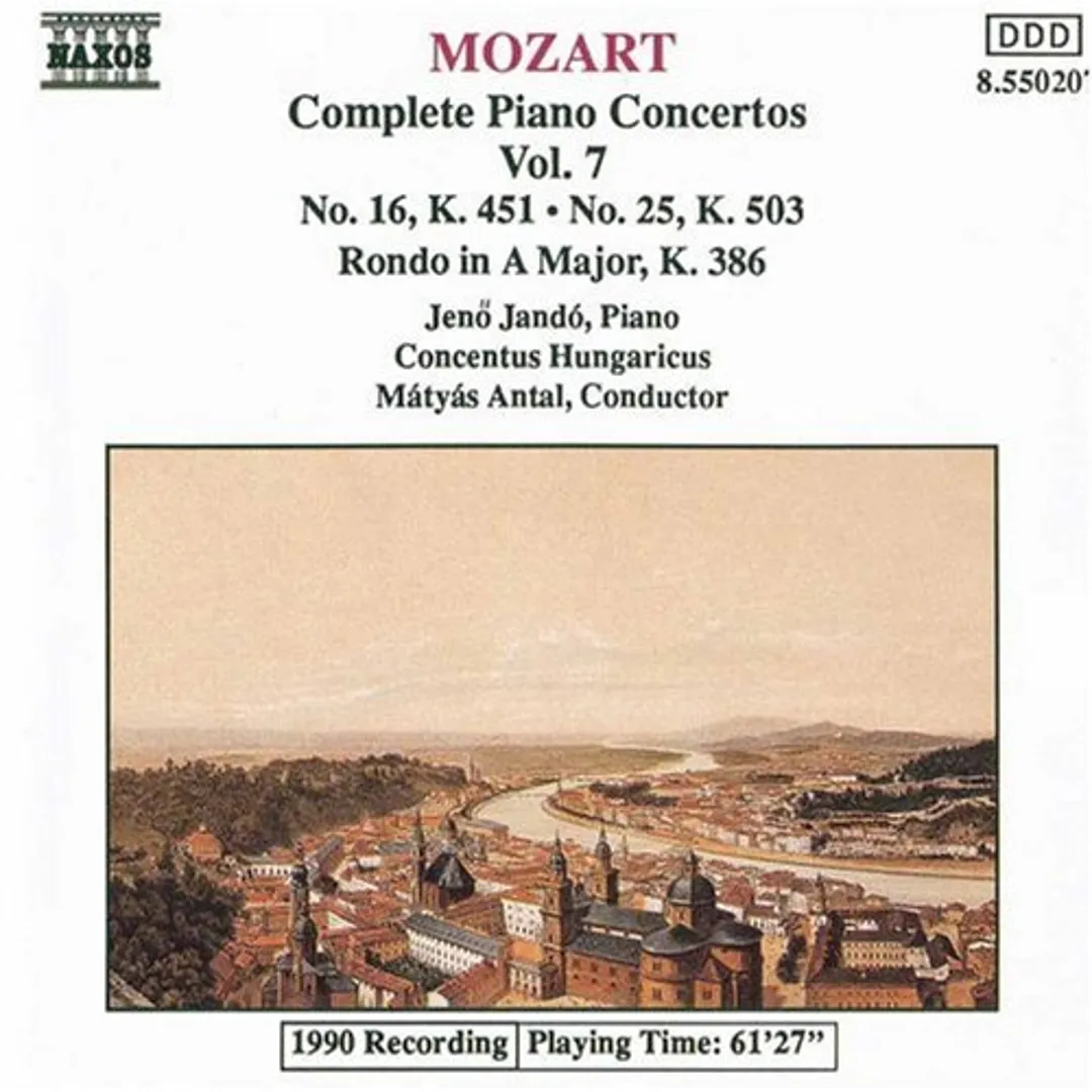 Complete Piano Concertos, Volume 7: No. 16, K. 451 / No. 25, K. 503 / Rondo in A major, K. 386