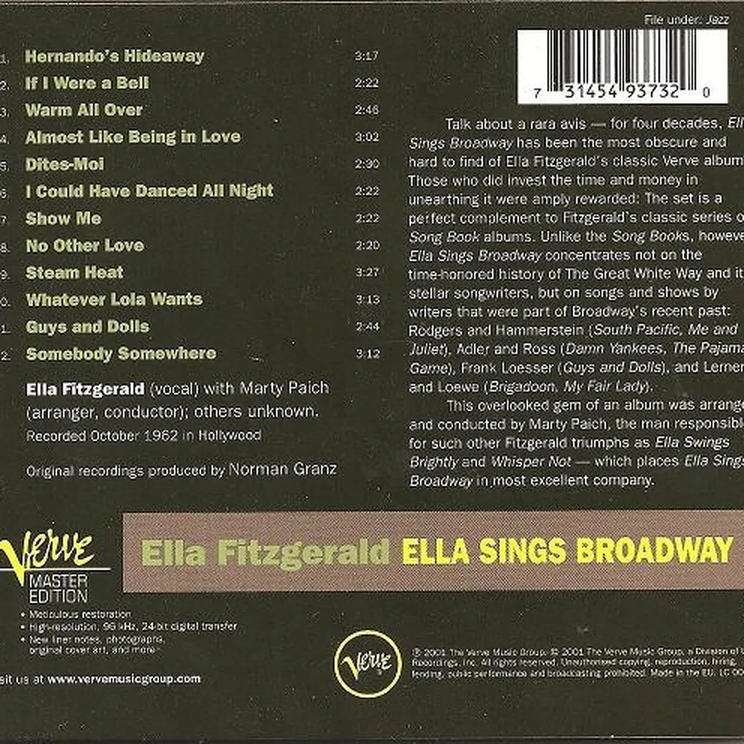Ella Sings Broadway