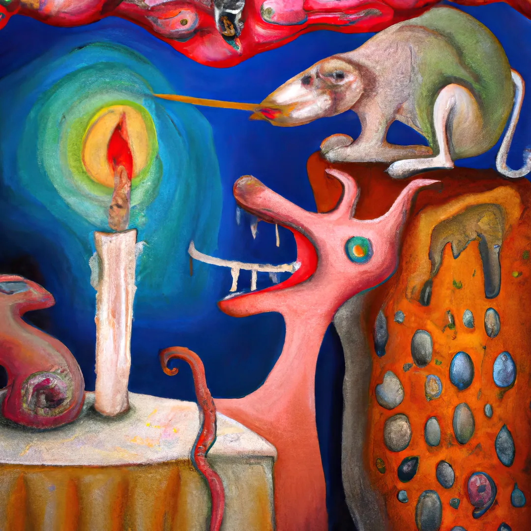 Drop Some Acid Onto the Candlelight When You're Unsure of Who's Who Amongst the Friends You've Proudly Left Behind