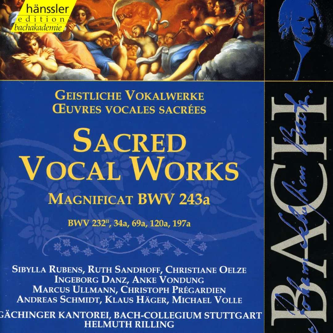 Sacred Vocal Works: Magnificat in E‐Flat Major, BWV 243a / BWV 232ᴵᴵ, 34a, 69a, 120a, 197a