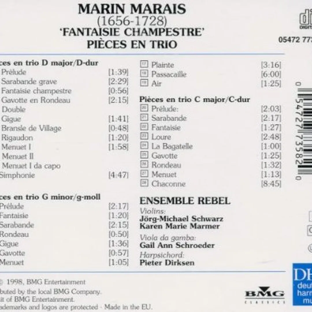 “Fantaisie champestre” Pièces en trio