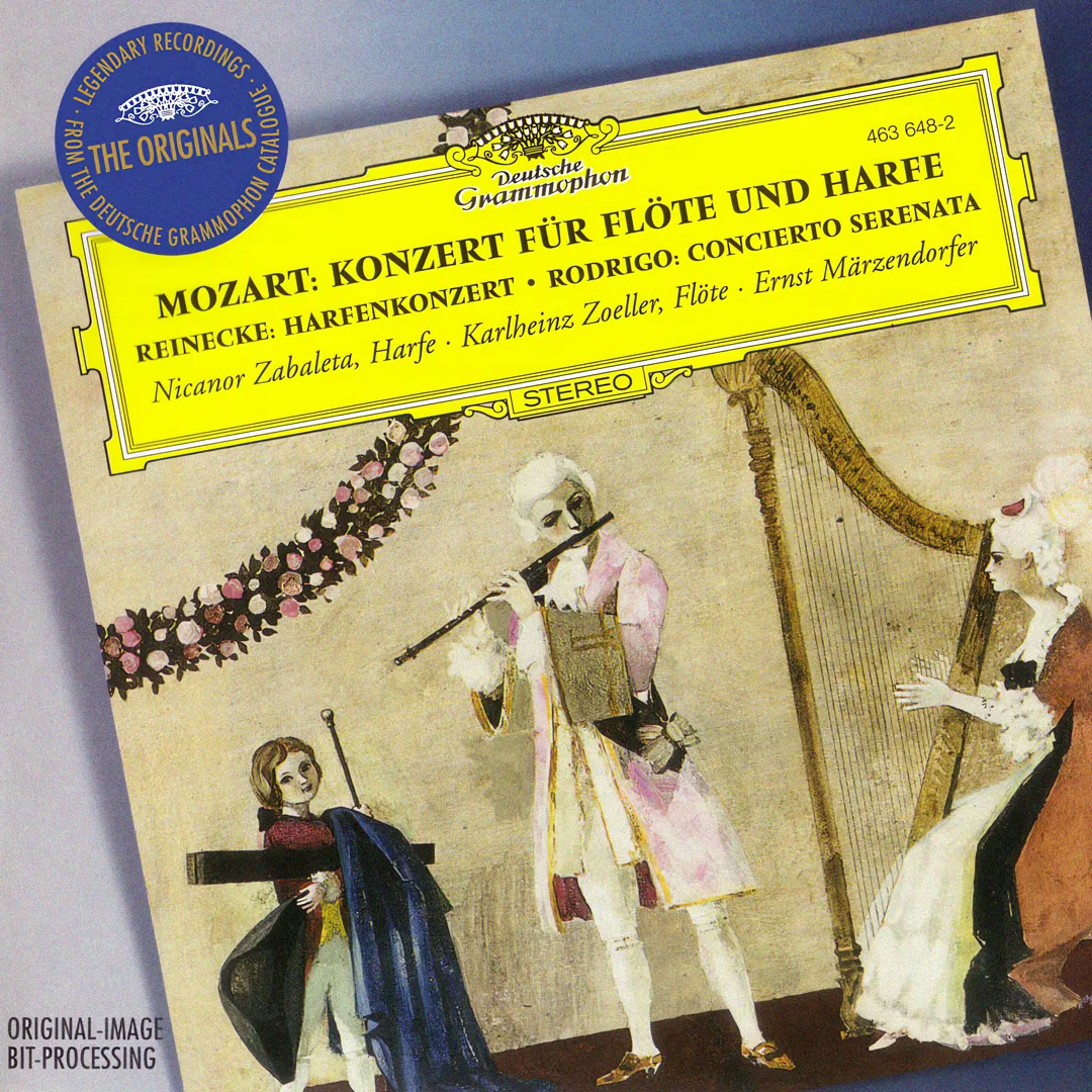 Mozart: Konzert für Flöte und Harfe / Reinecke: Harfenkonzert / Rodrigo: Concierto serenata