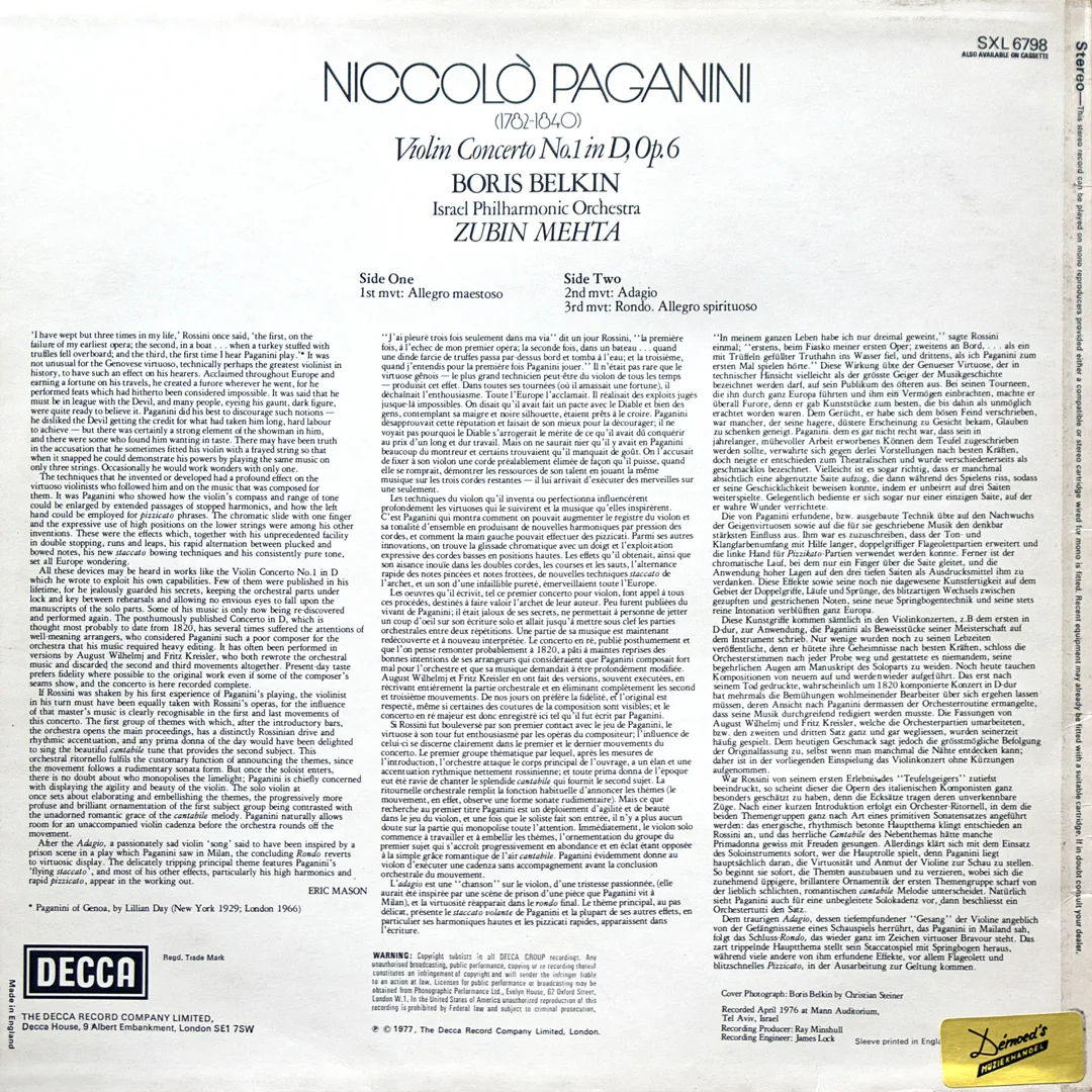 Violin Concerto No. 1