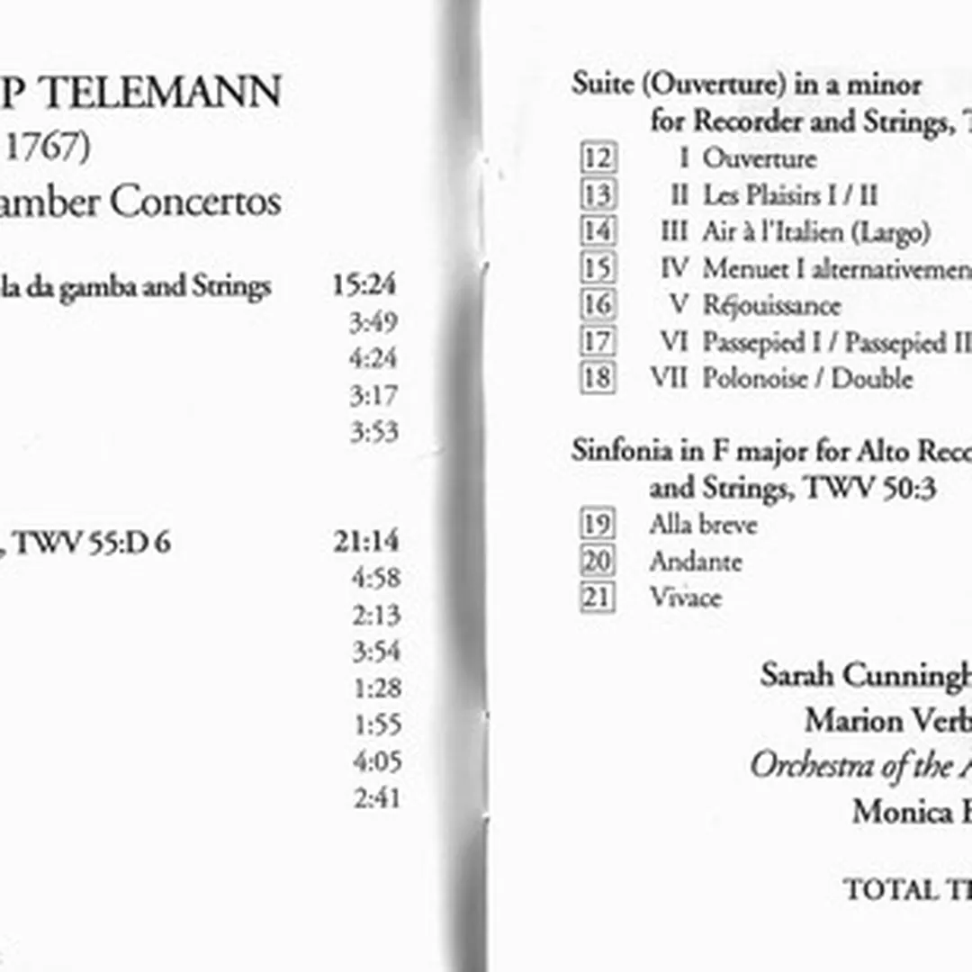 Les Plaisirs / Chamber Concertos