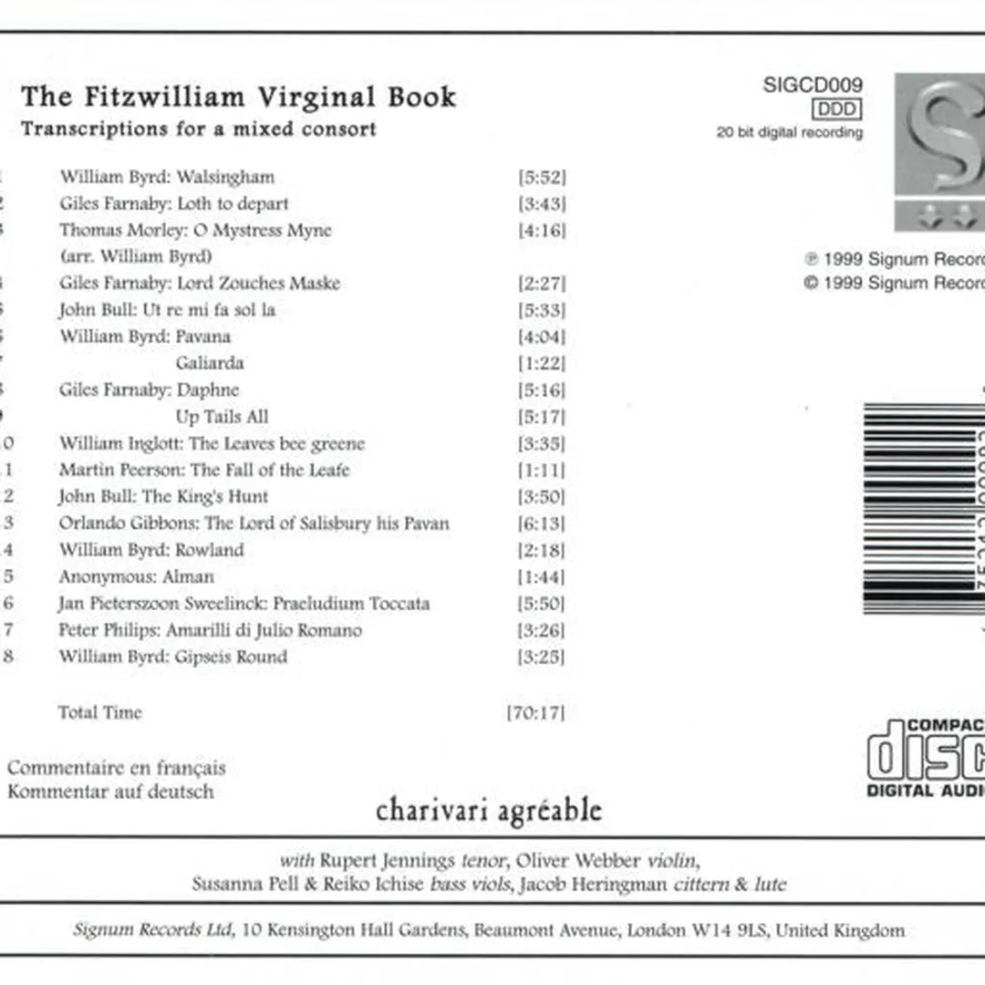 The Fitzwilliam Virginal Book