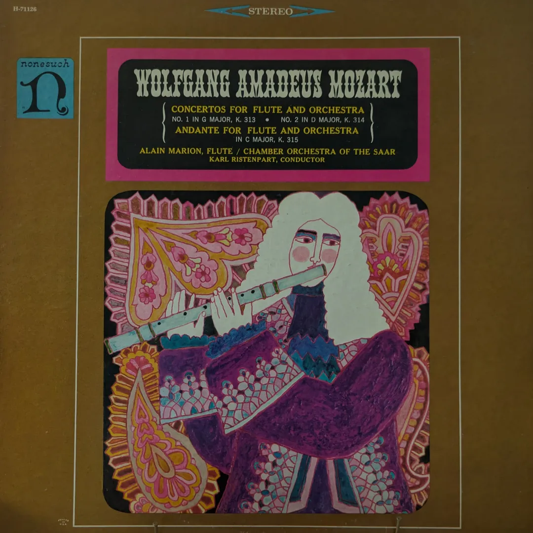 Concertos for Flute and Orchestra / Andante for Flute and Orchestra