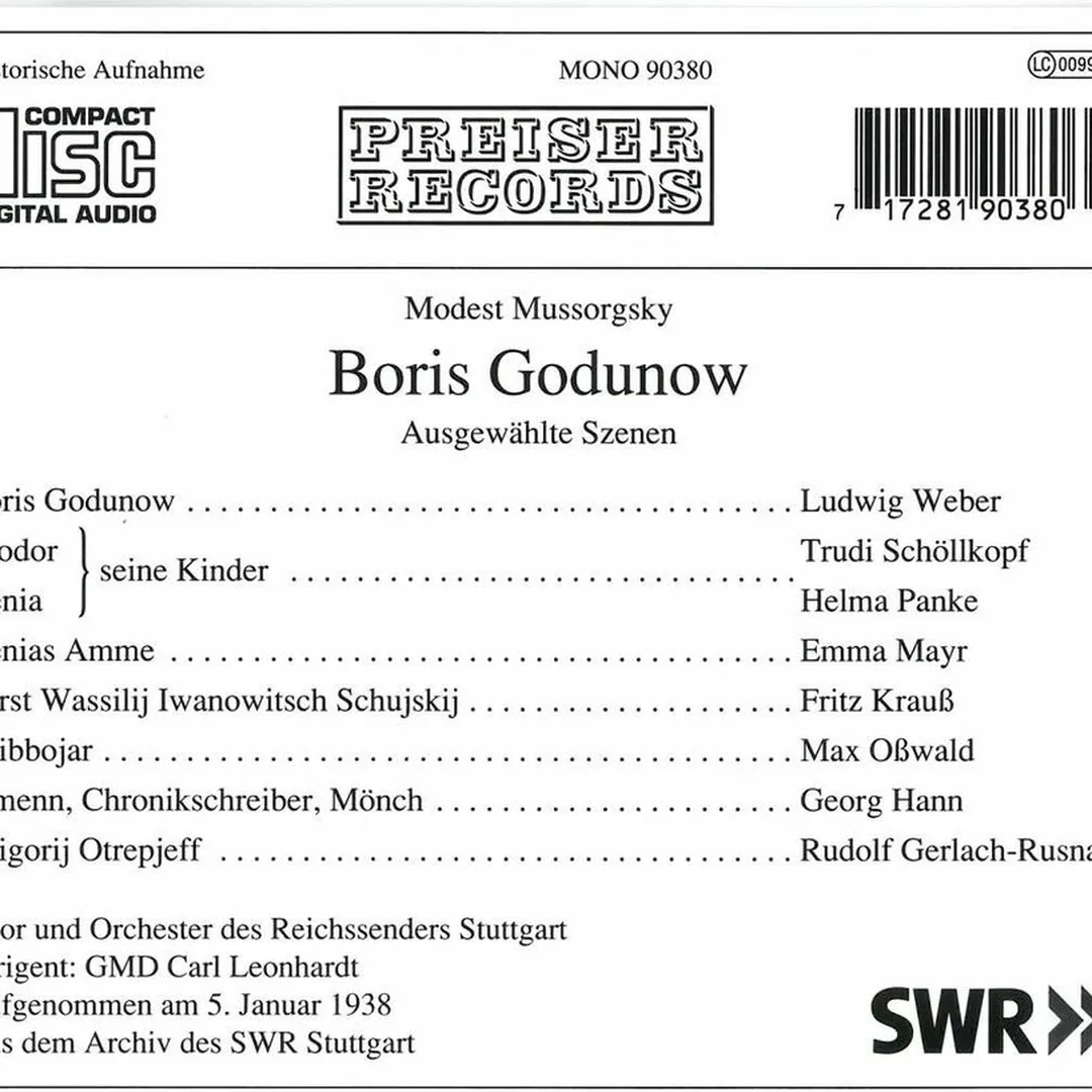 Boris Godunov: Ausgewählte Szenen