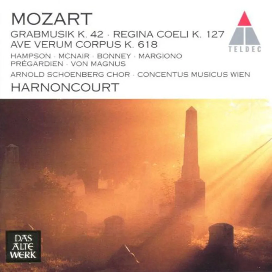 Grabmusik, K. 42 / Regina coeli, K. 127 / Ave verum corpus, K. 618