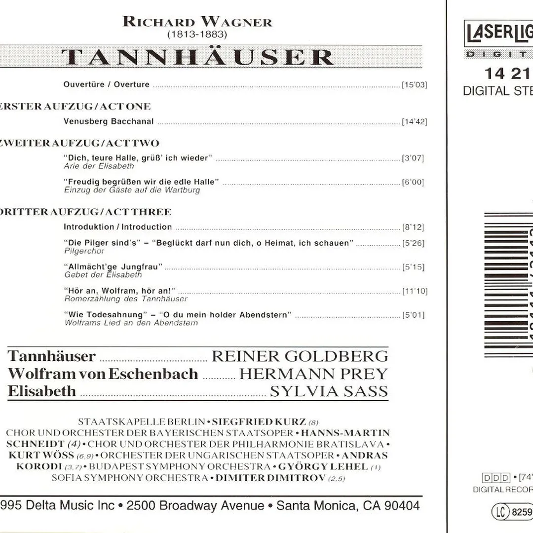 Opera Highlights: Tannhäuser