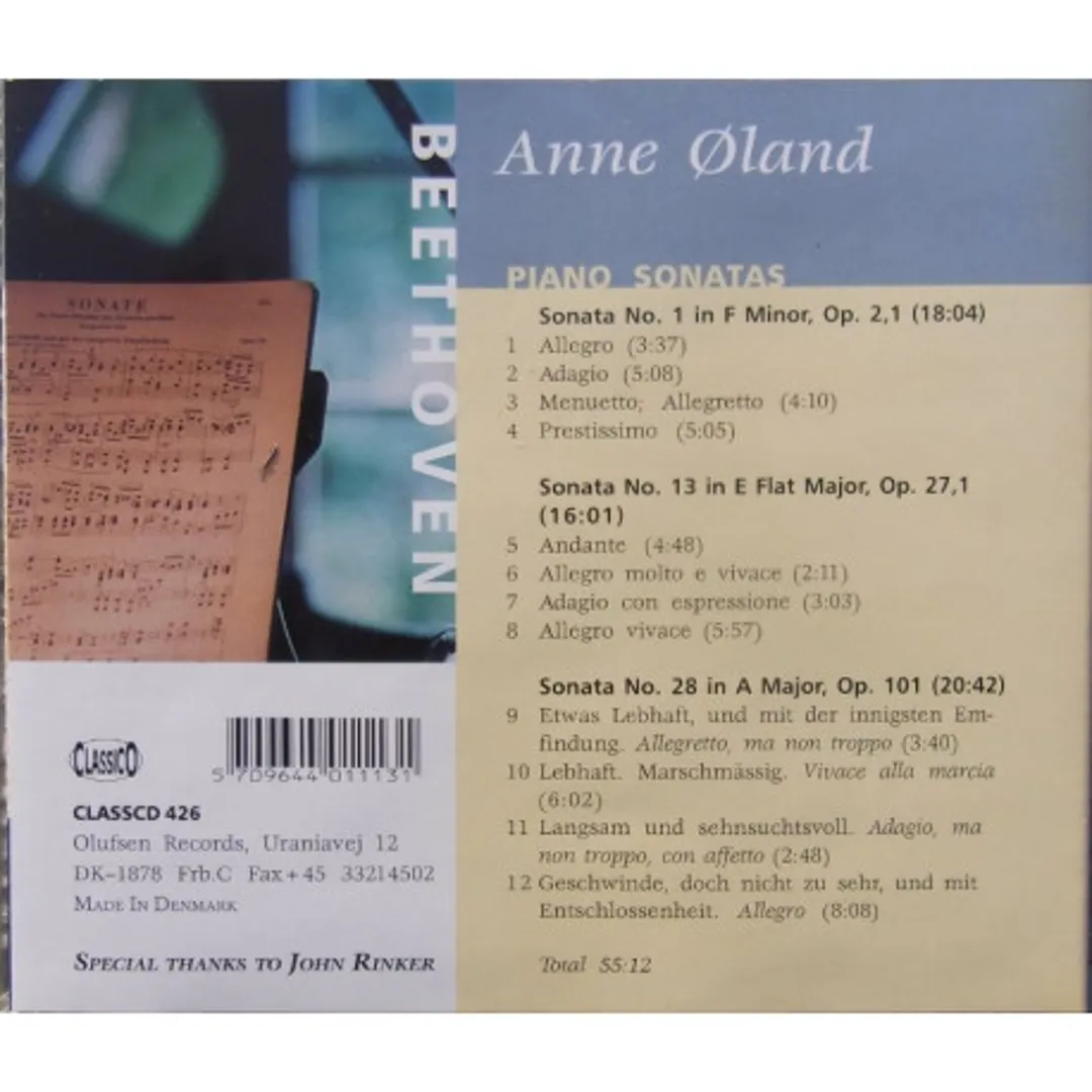 Beethoven: Piano Sonatas 1, 13 & 28