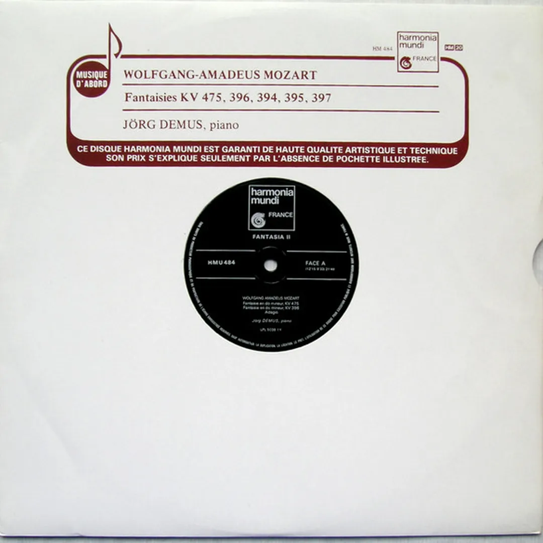 Fantaisies KV 475, 396, 394, 395, 397