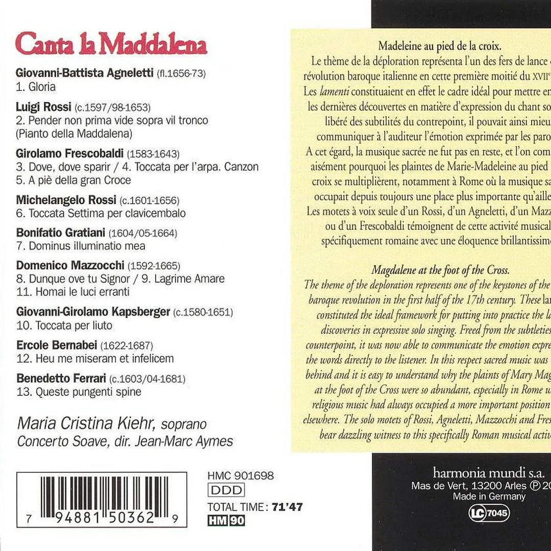 Canta la Maddalena