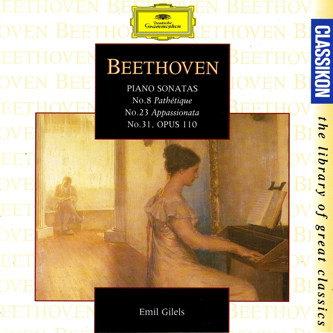 Piano Sonatas no. 8 “Pathétique” / No. 23 “Appassionata” / no. 31, op. 110