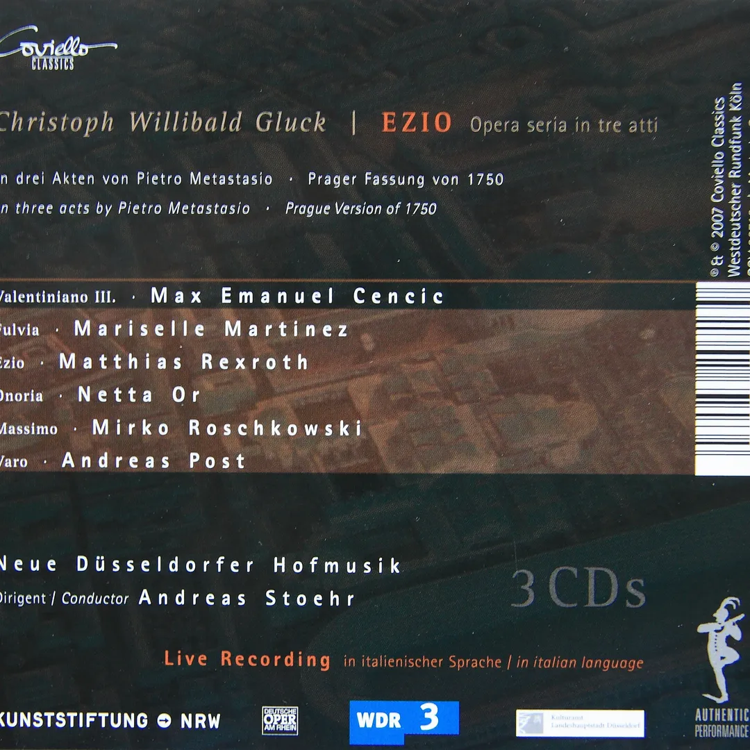 Ezio - Opera seria in tre atti