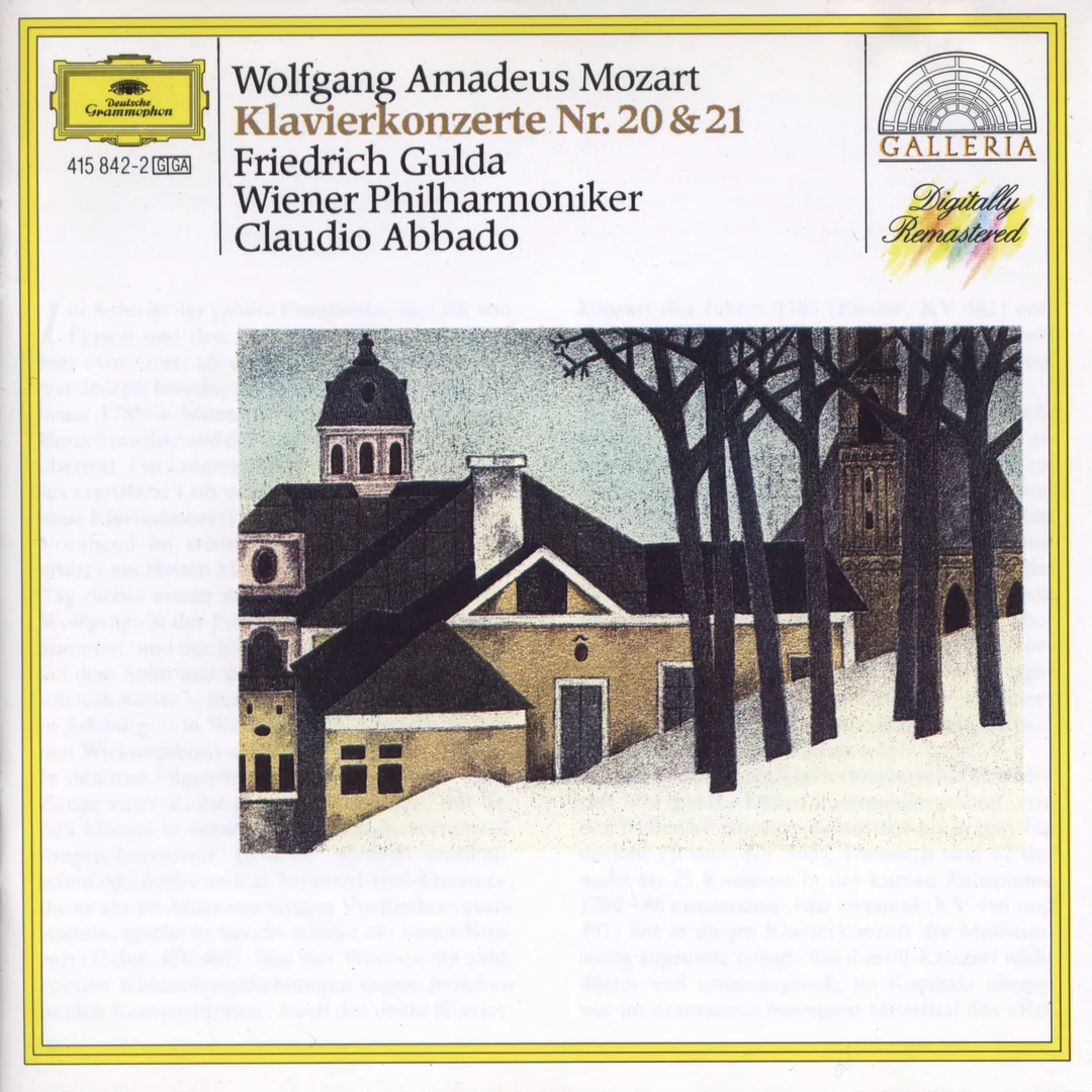 Klavierkonzerte Nr. 20 & 21