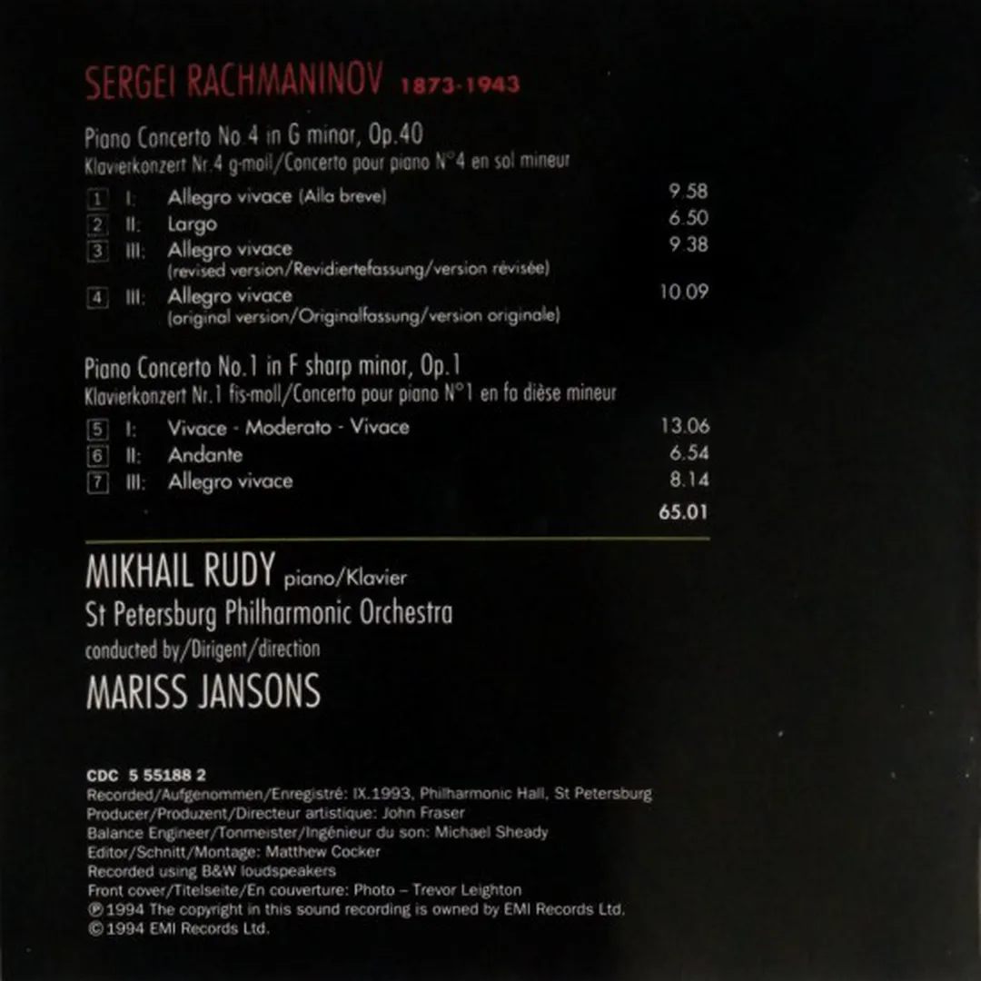 Piano Concertos 1 & 4