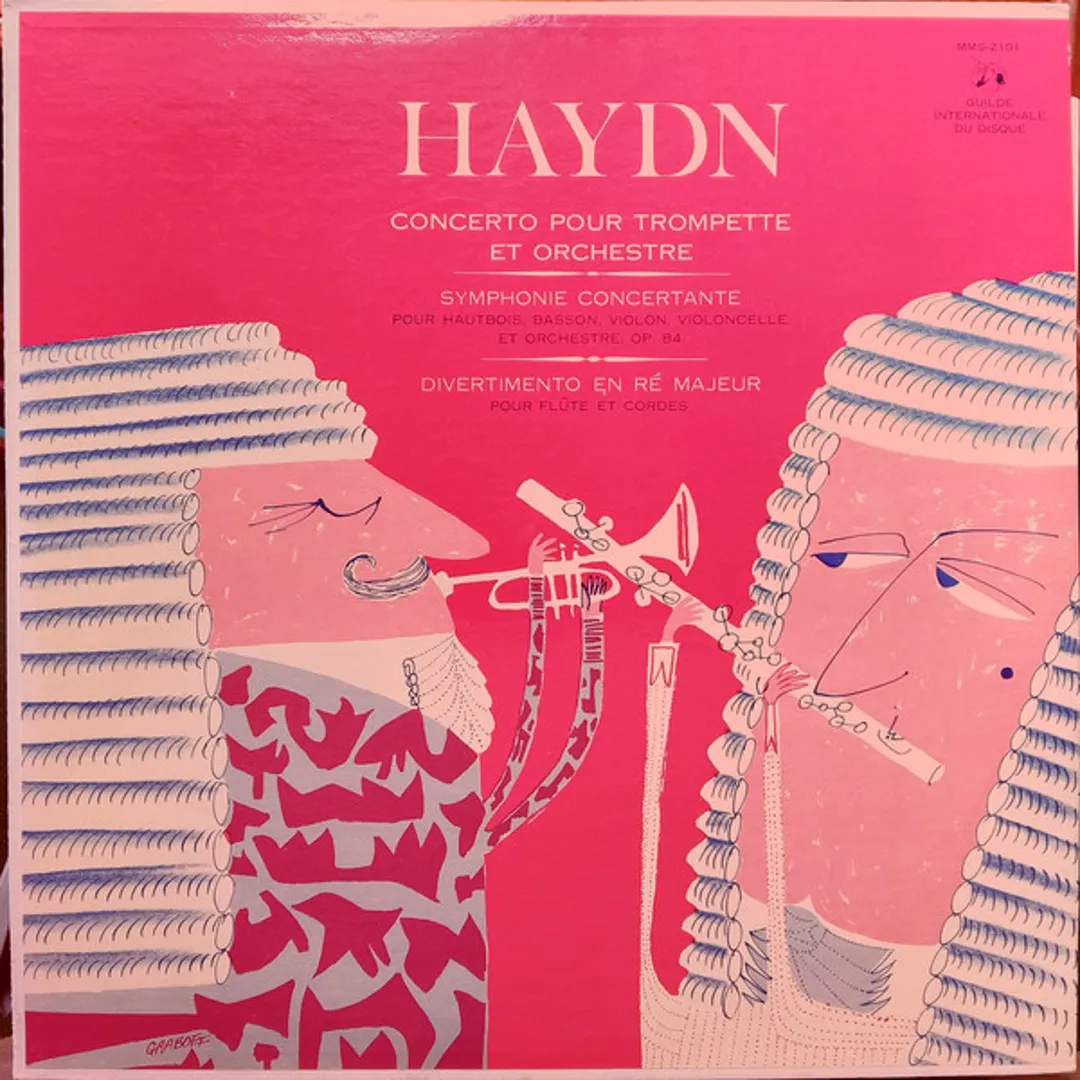 Concerto pour trompette et orchestre / Symphonie concertante pour hautbois, basson, violon, violoncelle et orchestre, Op. 84 / Divertimento en ré majeur pour flûte et cordes