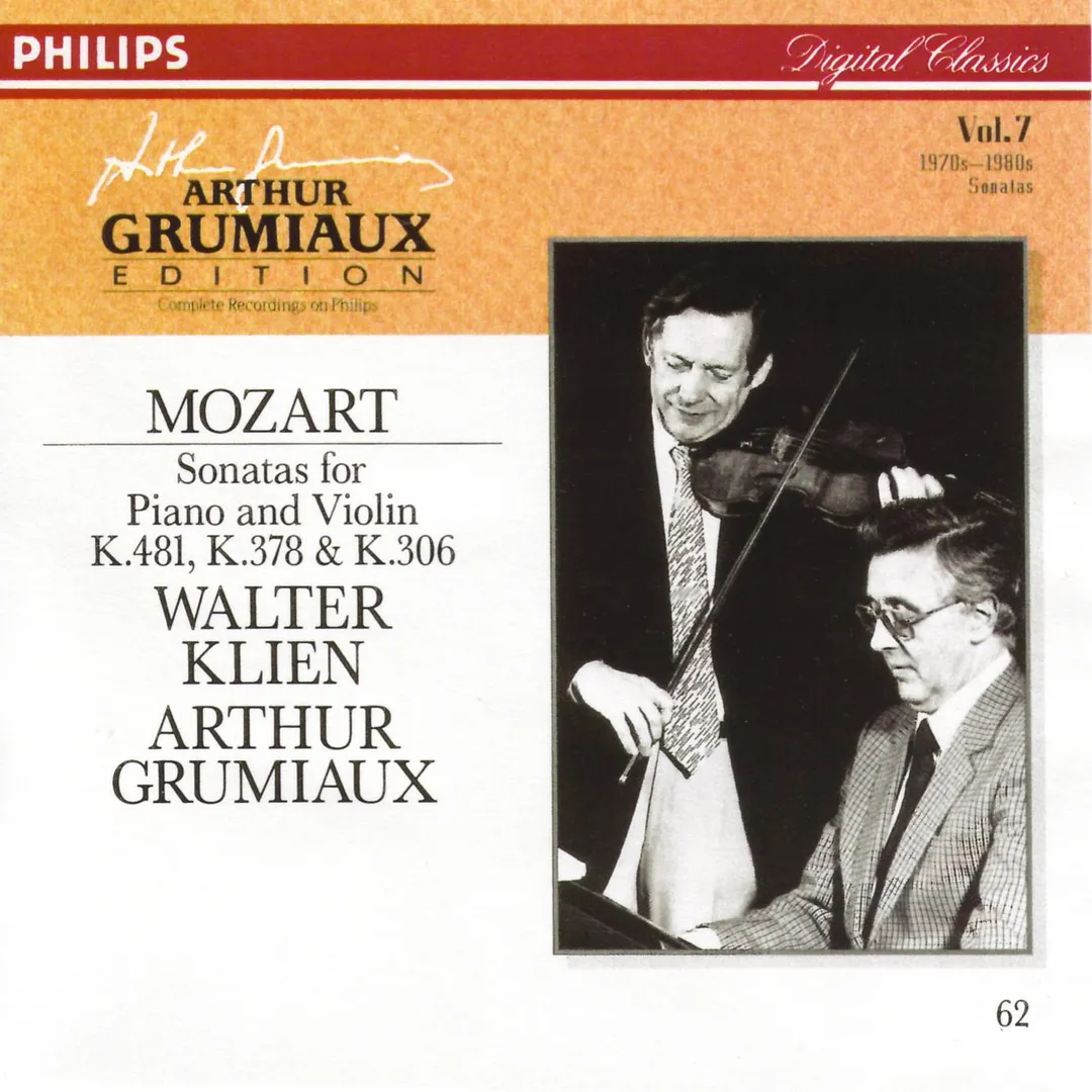 Sonatas for Piano and Violin: K. 481 / K. 378 / K. 306