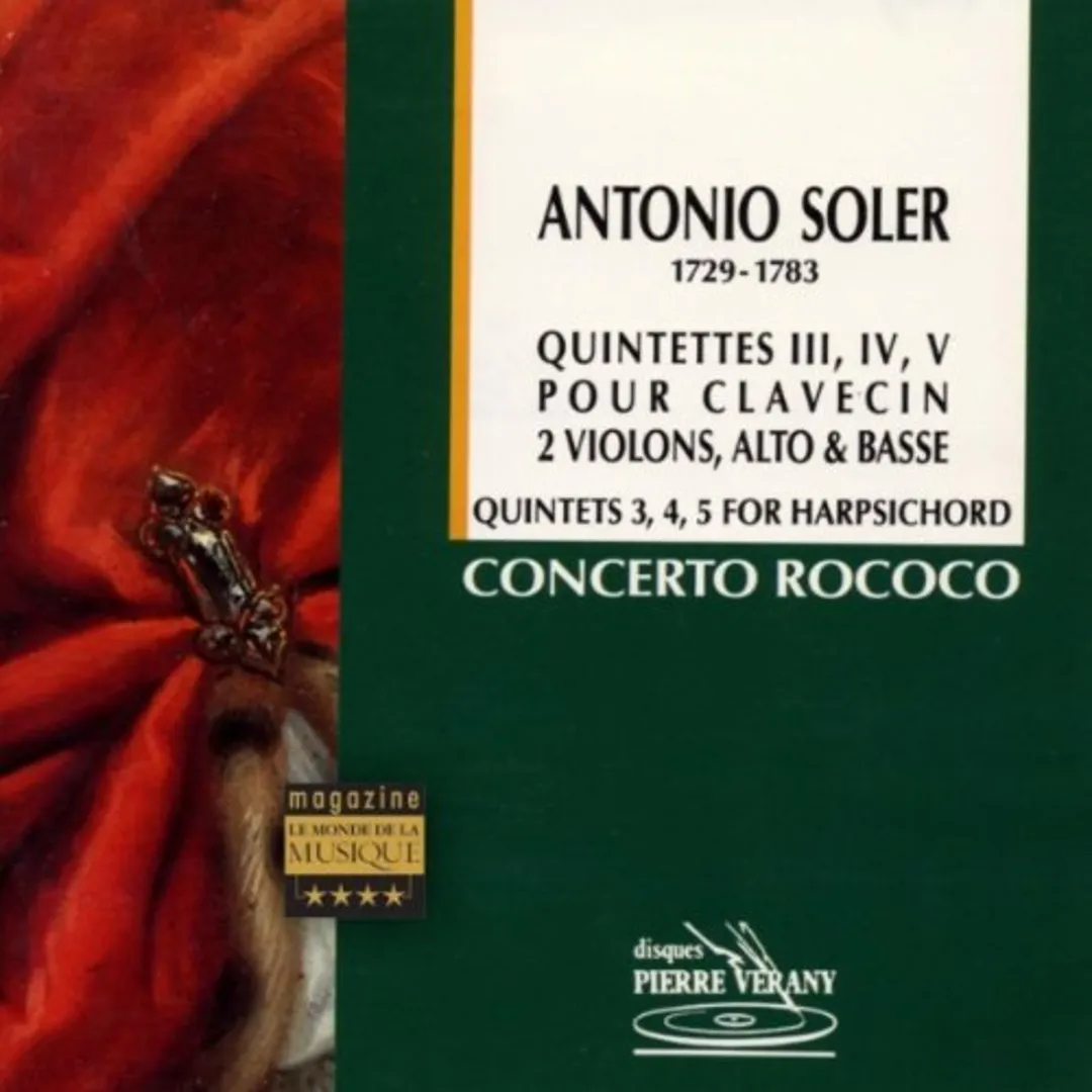 Quintettes III, IV, V pour clavecin 2 violons, alto & basse - Concerto Rococo