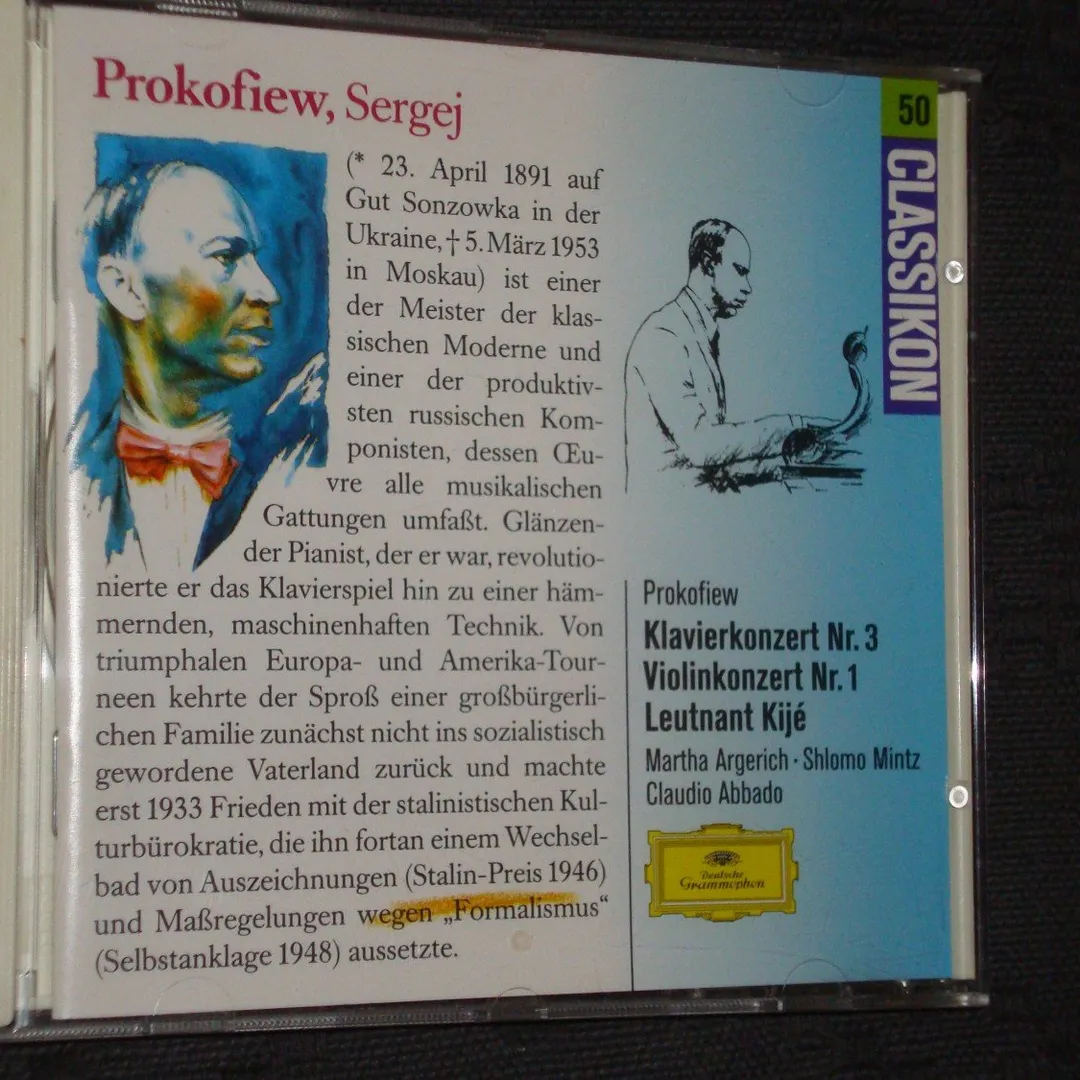 Piano Concerto no. 3 / Violin Concerto no. 1 / Lieutenant Kijé